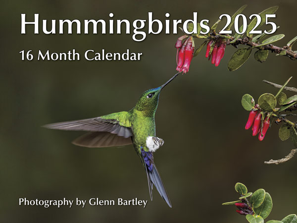 PMHUM-2025 Calendar-Hummingbirds - Front Cover