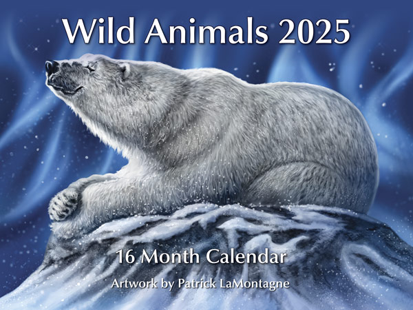 PMPL2024 Wild Animals Calendar 2024 by Patrick LaMontagne